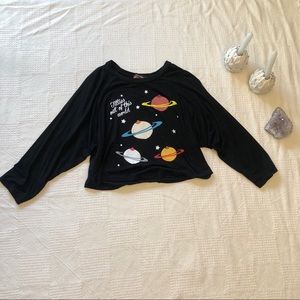 O-Mighty Titties Out Of This World Raglan